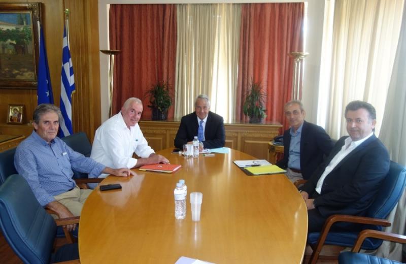 Συνάντηση Μάκη Βορίδη με εκπροσώπους της Κεντρικής Συνεταιριστικής Ένωσης Αμπελοοινικών Προϊόντων
