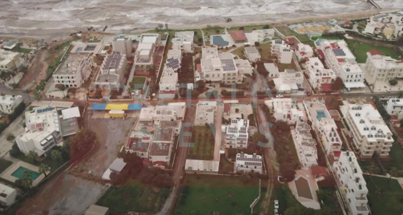 Βίντεο που αποκαλύπτει τις καταστροφές από την κακοκαιρία στην Κρήτη (βίντεο)