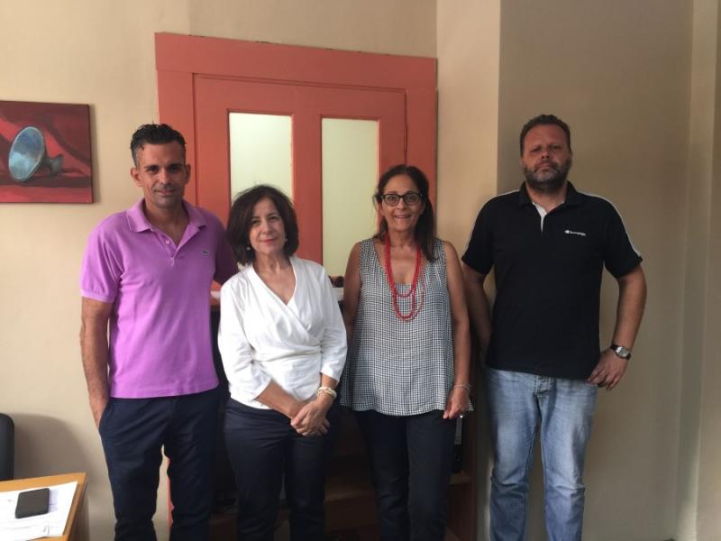 Επίσκεψη Παναγιώτας Κοζομπόλη στο Κέντρο Ενημέρωσης Υποστήριξης Δανειοληπτών