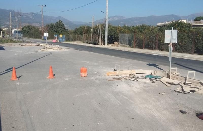 Συνεχίζονται οι διανοίξεις οδών στην Καλαμάτα