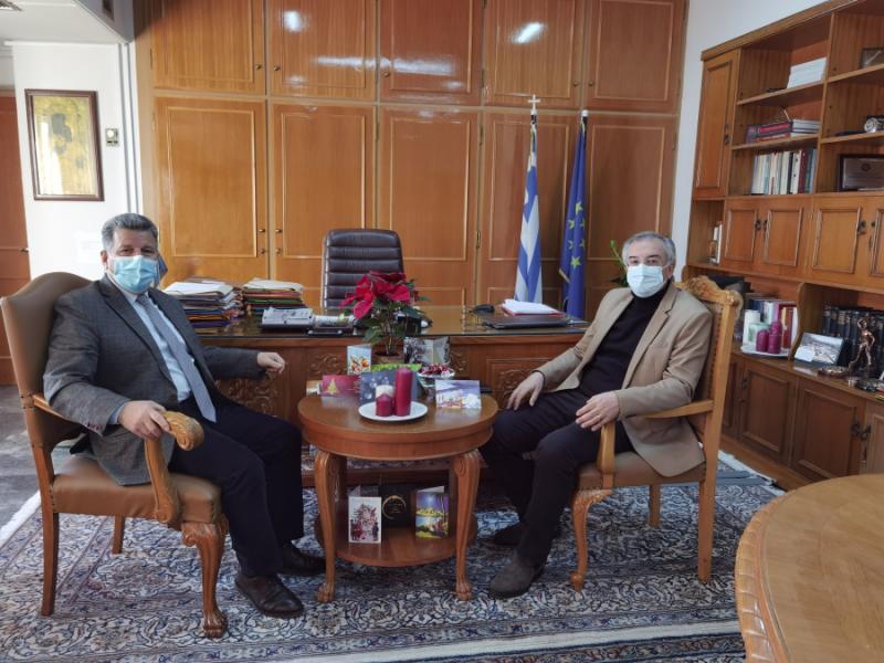 Συνάντηση Αντιπεριφερειάρχη Μεσσηνίας με τον Διοικητή του Νοσοκομείου Κυπαρισσίας