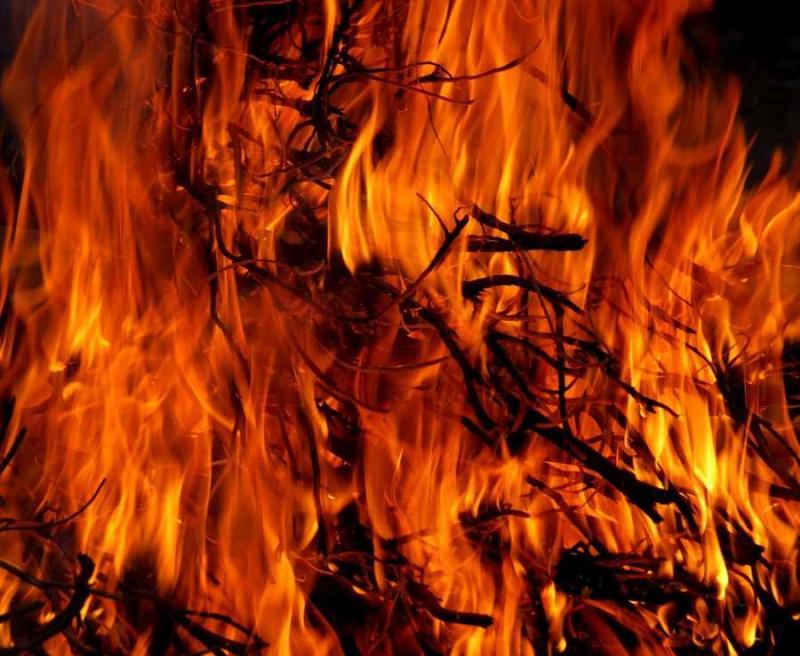 Πυρκαγιά σε κατοικημένη περιοχή στην Αγ. Τριάδα, στα Μέγαρα