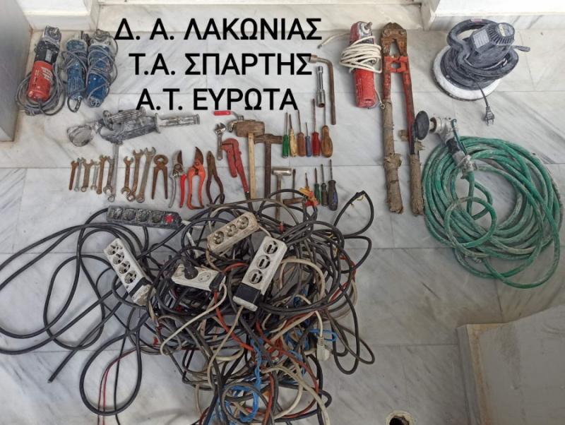 Σύλληψη 42χρονου για εννέα περιπτώσεις κλοπής χάλκινων καλωδίων