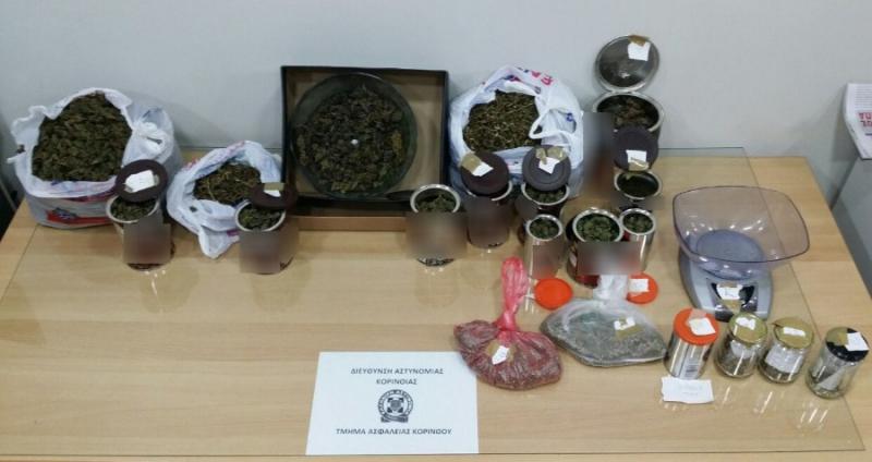 Συνελήφθησαν 2 άτομα για ναρκωτικά στον Ισθμό της Κορίνθου