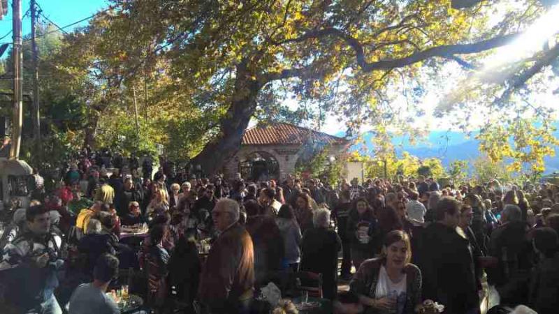 Chestnut Festival in Arna, Lakonia