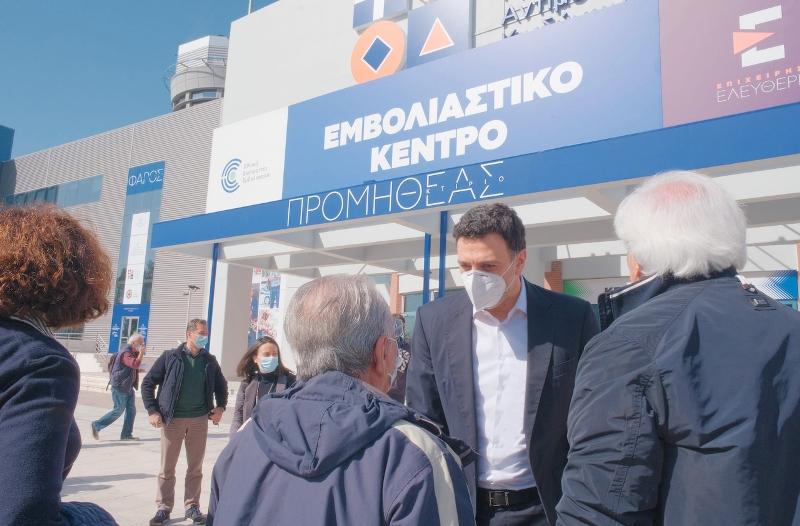 Β. Κικίλιας: Ξεπεράσαμε τους 850.000 εμβολιασμούς