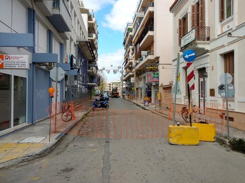 Ρυθμίσεις κυκλοφορίας για την ολοκλήρωση της πεζοδρόμησης της οδού Ιατροπούλου