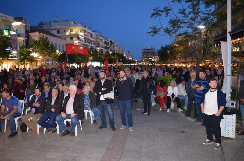 Η προεκλογική συγκέντρωση του ΚΚΕ πραγματοποιήθηκε στην Καλαμάτα