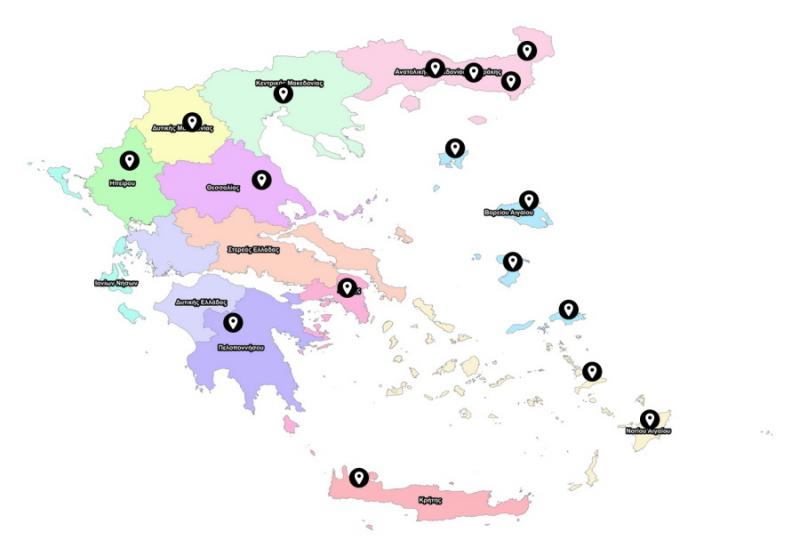 Διαδραστικός χάρτης του ΓΕΣ με κάλαντα από όλη την Ελλάδα