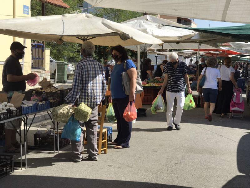 Δήμος Κατερίνης: Με αυξημένα μέτρα προστασίας η λειτουργία της λαϊκής αγοράς