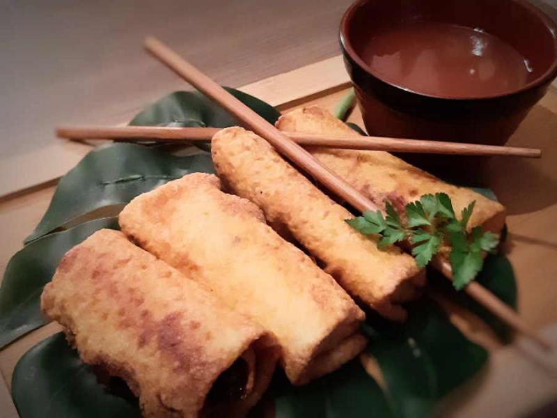 Μια απολαυστική συνταγή με ασιατικά spring rolls λαχανικών χωρίς γλουτένη
