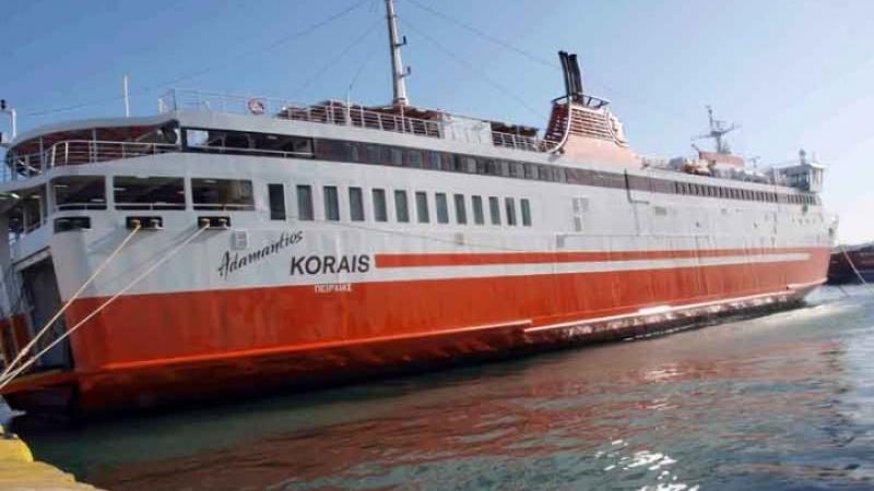 Αλεξανδρούπολη: Μηχανική βλάβη στο πλοίο &quot;Αδαμάντιος Κοραής&quot; με 597 επιβάτες