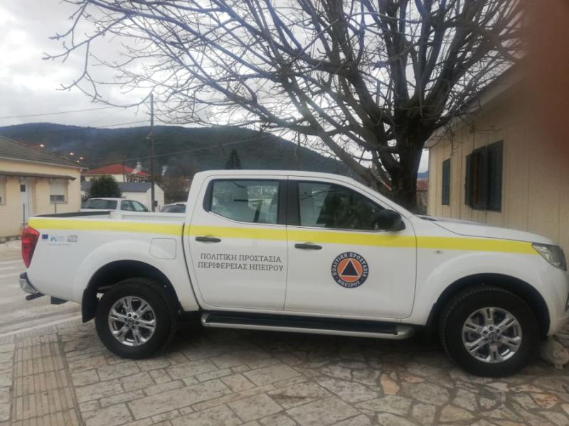 Νέο pickup 4X4 θα ενισχύσει το στόλο της Πολιτικής Προστασίας Δήμου Πωγωνίου