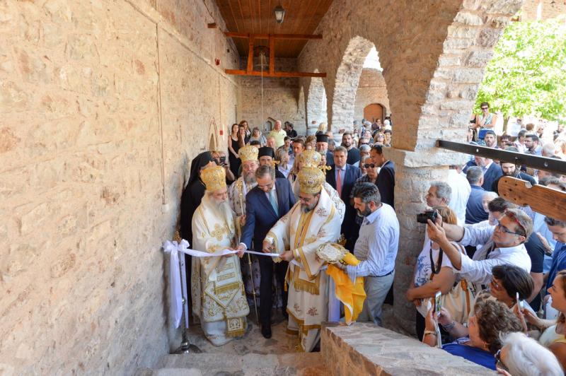 Εγκαινιάστηκε η ανακαινισμένη Ιερά Μονή Βουλκάνου (φωτογραφίες)