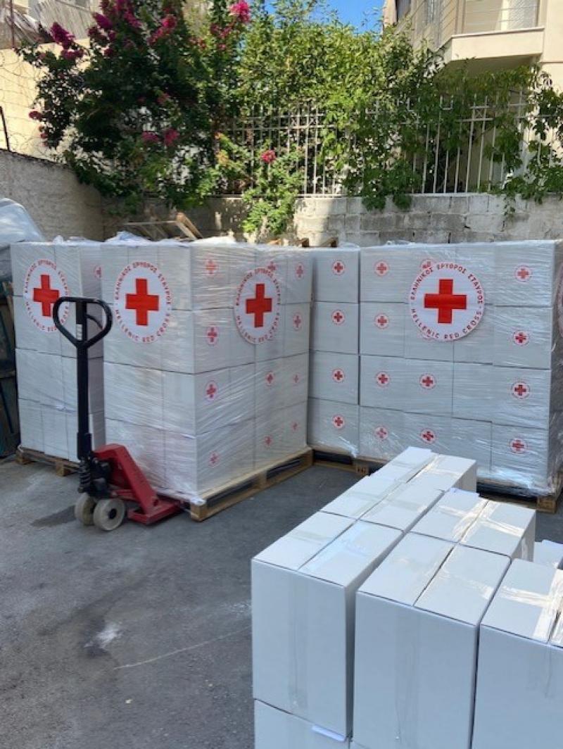 Στο πλευρό του Λιβάνου ο Ελληνικός Ερυθρός Σταυρός