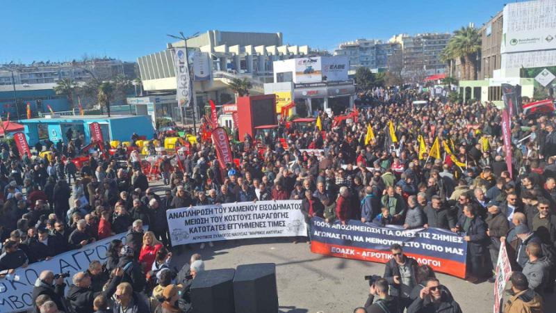 Επιμένουν σε κινητοποιήσεις οι αγρότες - Συλλαλητήριο έγινε στη Θεσσαλονίκη