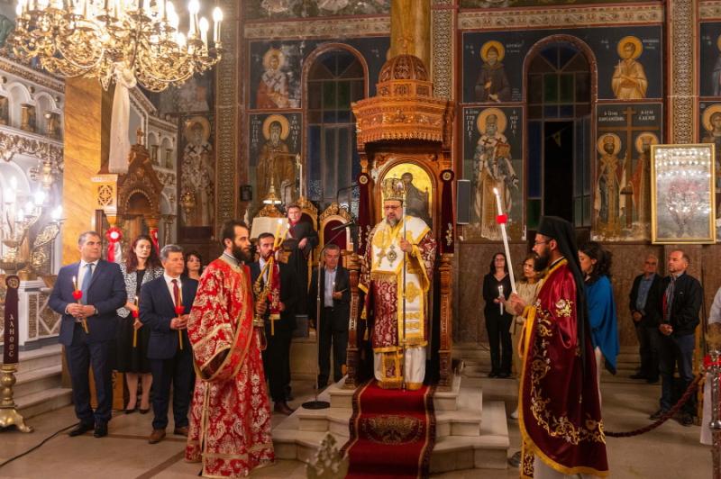Με λαμπρότητα εορτάσθηκε στην Ιερά Μητρόπολη Μεσσηνίας η Απόδοση του Πάσχα