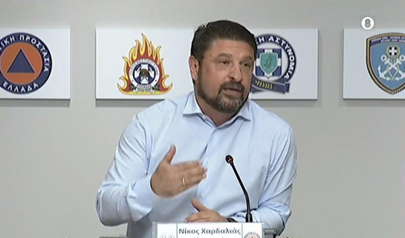 Live ανακοινώσεις Χαρδαλιά για τα έντονα καιρικά φαινόμενα