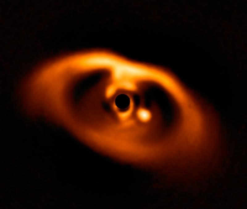Νεογέννητος εξωπλανήτης PDS 70b - Πηγή ESO-A. M