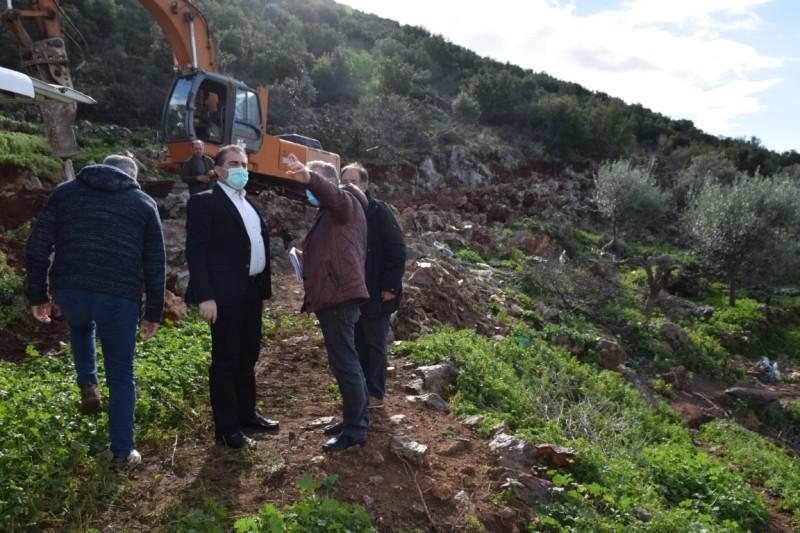 Ξεκίνησε το έργο βελτίωσης οδού Άνω - Κάτω Βέργας