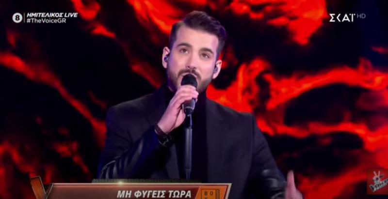 Στον τελικό του &quot;The Voice&quot; πέρασε ο Καλαματιανός Κωνσταντίνος Δημητρακόπουλος