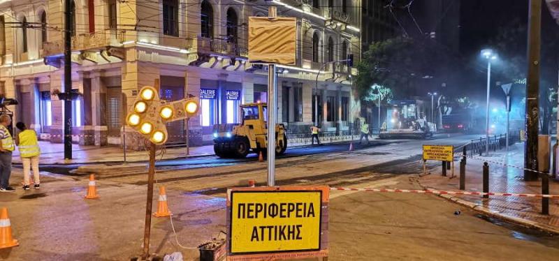 Πέφτει άσφαλτος 5 εκ. ευρώ σε δρόμους της Αθήνας