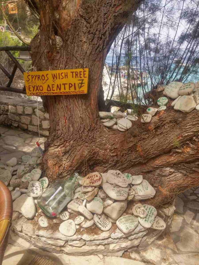 Αντίπαξοι: Μαγεύει τους τουρίστες το «δέντρο των ευχών» στην παραλία της Βρίκα