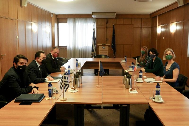 Συνάντηση Γεωργαντά με την Ιρλανδή Υπουργό για τη χρήση γης  και βιοποικιλότητας