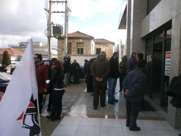 Παράσταση διαμαρτυρίας αγροτών στον ΟΓΑ Τρίπολης