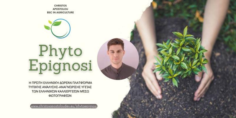 PhytoEpignosi – Ελληνική δωρεάν πλατφόρμα που οι αγρότες μπορούν να ελέγξουν την τυπική υγεία των καλλιεργειών τους