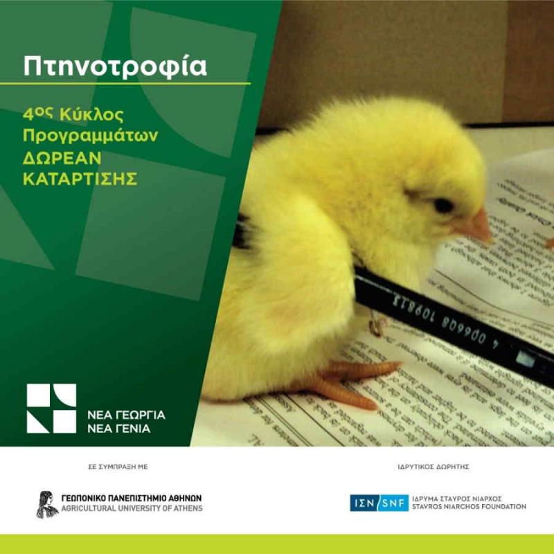 Δωρεάν πρόγραμμα κατάρτισης στον κλάδο της πτηνοτροφίας από τον Οργανισμό «Νέα Γεωργία Νέα Γενιά»