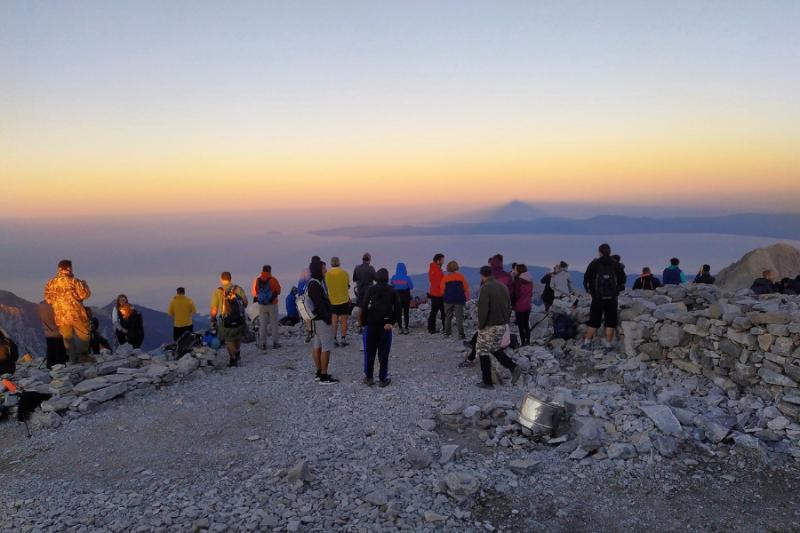 Νυχτερινή ανάβαση στη κορυφή Προφήτη Ηλία Ταϋγέτου