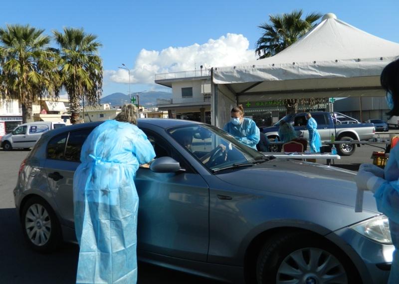 Αρνητικά όλα τα drive through τεστ χτες στη Μεσσήνη