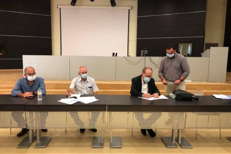 Συμβάσεις για τρία έργα υπέγραψε στην Σπάρτη ο περιφερειάρχης Πελοποννήσου