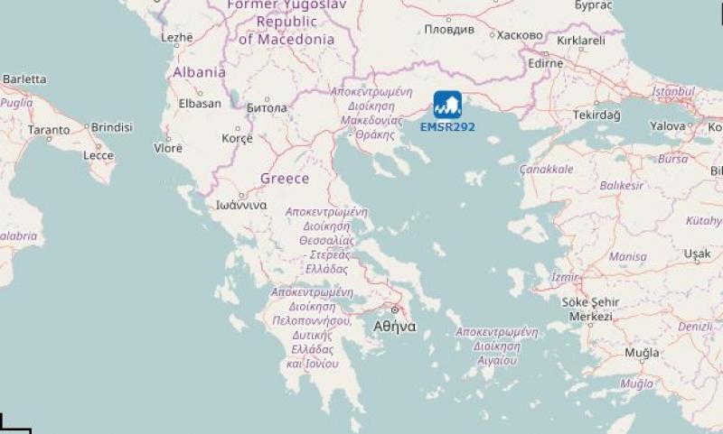 Αμεση χαρτογράφηση περιοχών που έχουν πληγεί από τις πρόσφατες πλημμύρες στην Βορειοανατολική Ελλάδα